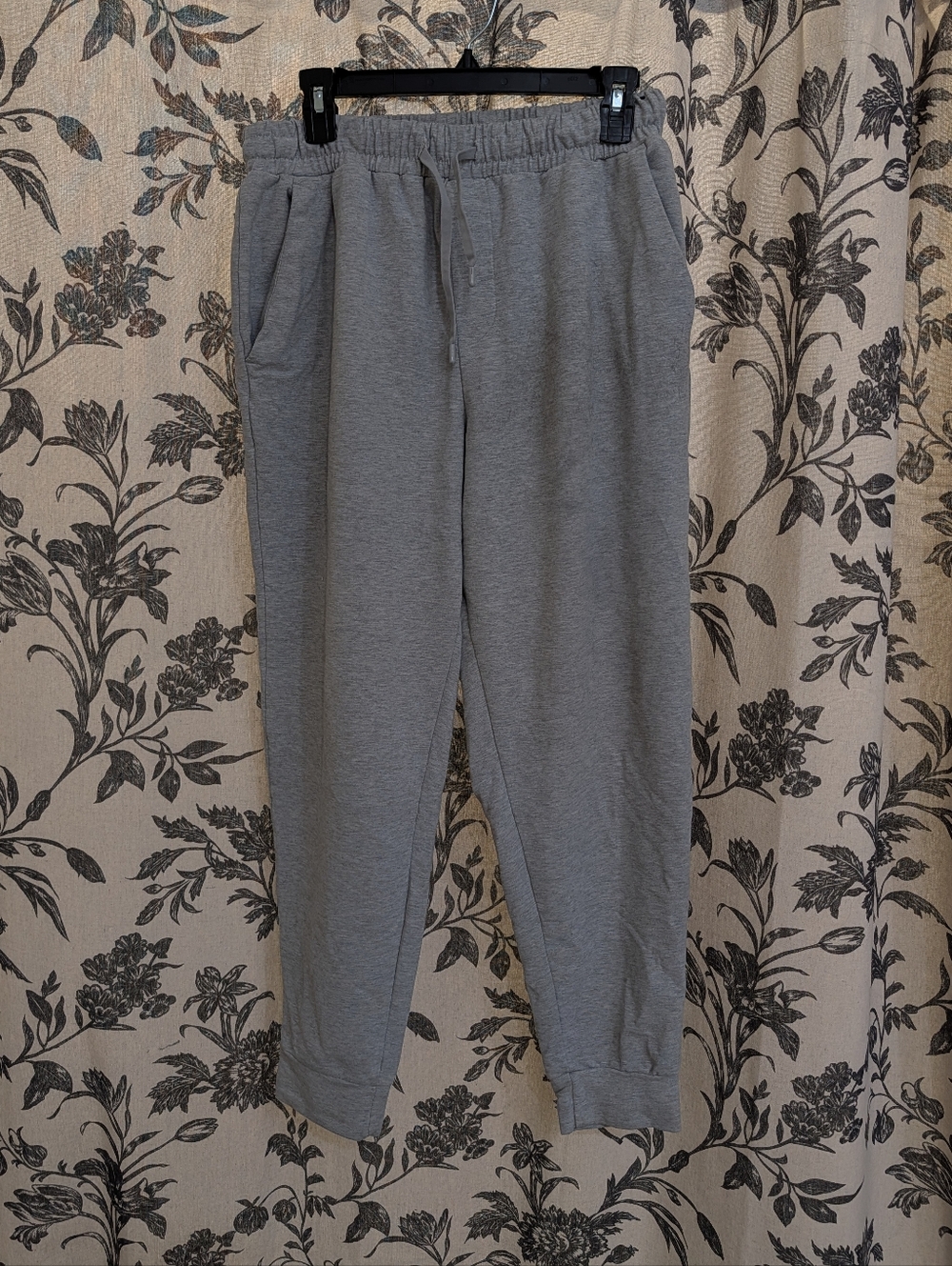 George Brand - Heather Grey Elastic Waistband Jogger Sweatpants - Men's Medium